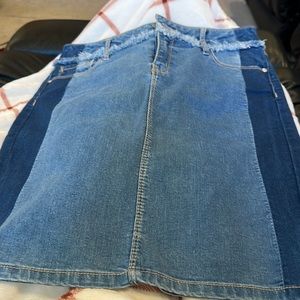 Jean skirt - soft/stretchy material